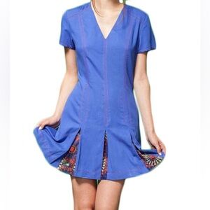 Alice’s Pig Blue Pleated Dress